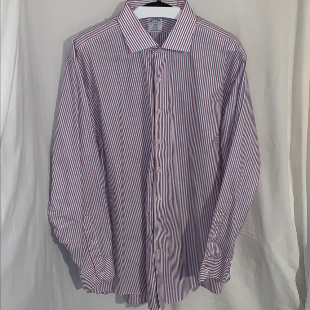 Brooks Brothers Red, White, and Blue Button Down